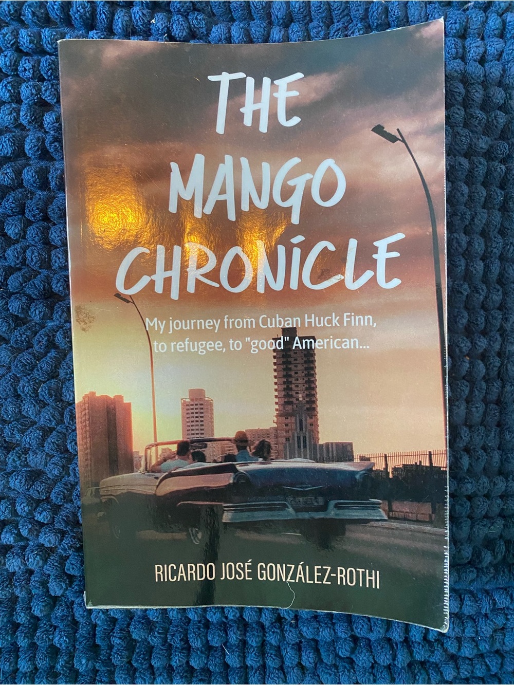 The Mango Chronicle by Ricardo José González-Rothi - Orange Sunset Cover